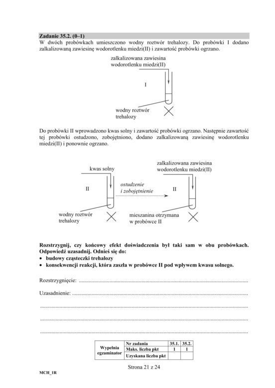 Matura 2020 ARKUSZE CKE: Chemia