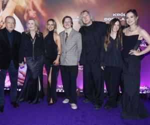 dawno nie widzieliśmy Anny Komorowskiej. Teraz wraz z mężem była na premierze