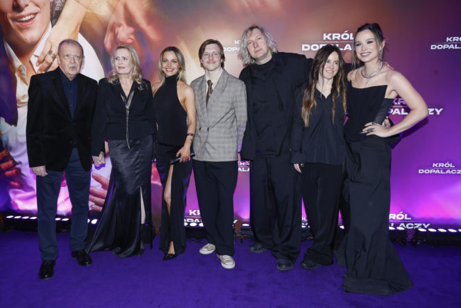 dawno nie widzieliśmy Anny Komorowskiej. Teraz wraz z mężem była na premierze