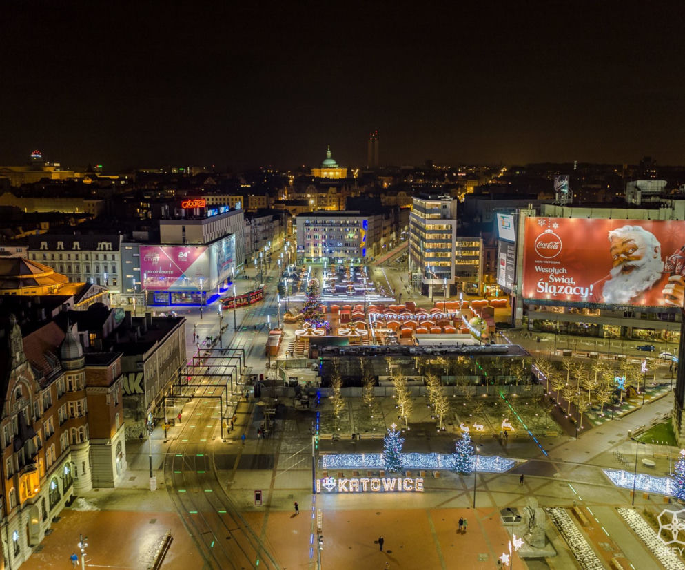 Katowice z lotu ptaka