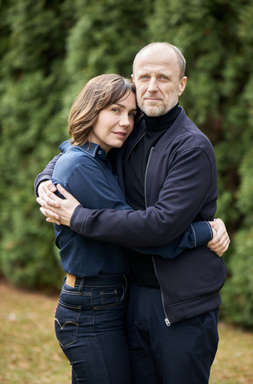 Matka. Agnieszka (Olga Bołądź), Jacek (Łukasz Simlat)