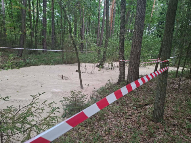 Tajemnicza maź zalała las pod Starachowicami. Policja i leśnicy badają sprawę