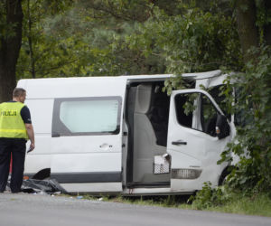Śmiertelny wypadek na drodze w okolicach miejscowości Psucin 