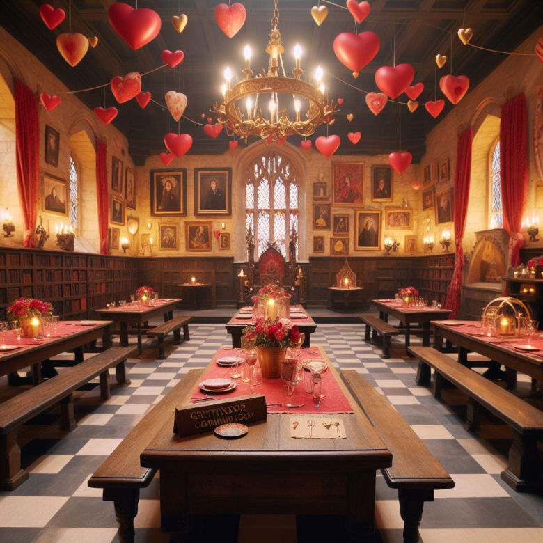 Harry Potter. Walentynki w Hogwarcie. Tak wyglądał zamek w święto zakochanych! [GALERIA]