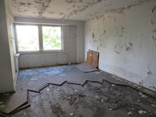 Wnętrze Szpiegowa w Warszawie