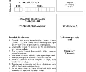 Matura geografia str 1