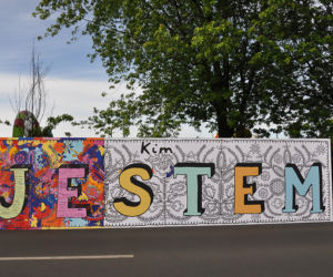 Mobilny mural Galerii Rusz w trasie przez Województwo Kujawsko-Pomorskie