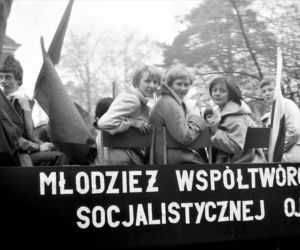 Pierwszomajowe pochody w Strachowicach