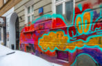 Graffiti w centrum Warszawy w 2026 r.