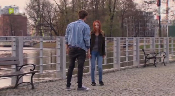 Pierwsza miłość odcinek 2397 Melka (Ewa Jakubowicz) Krystian (Patryk Pniewski)