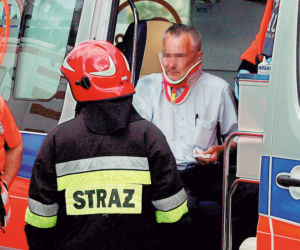 Autobusowa kraksa w Śródmieściu
