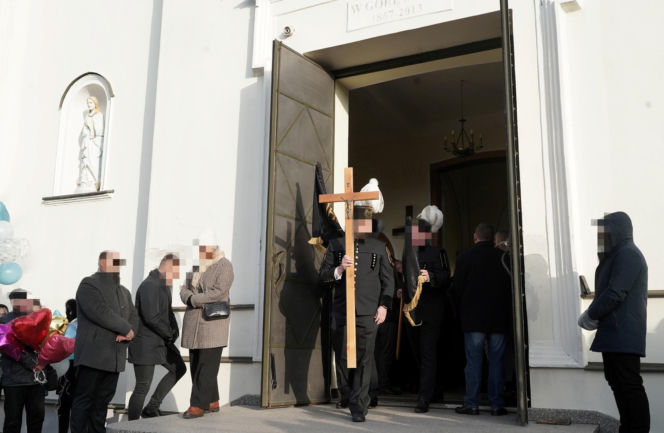 Pogrzeb Ireny Rupińskiej i jej wnuczka