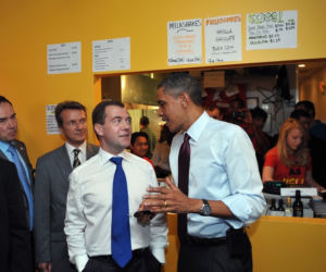 Obama zabrał Miedwiediewa na hamburgery