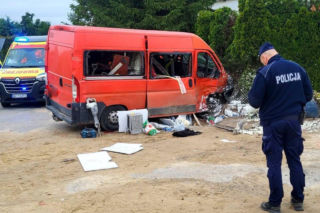 Zderzenie busów na skrzyżowaniu. Wielu poszkodowanych