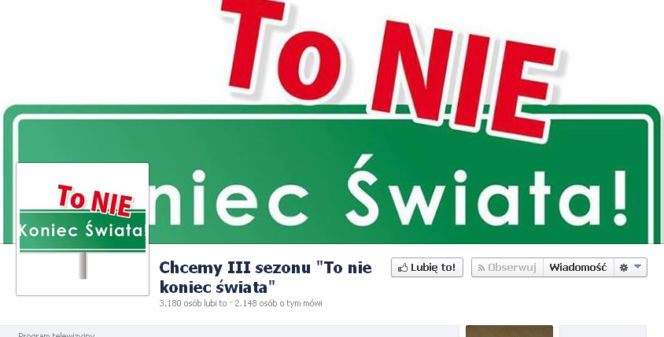 To nie koniec świata - Facebook