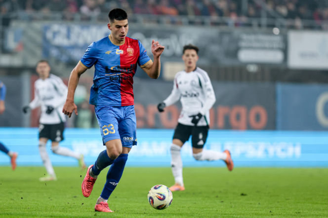 Piast Gliwice - Legia Warszawa, zdjęcia kibiców i zawodników z meczu 18. kolejki PKO BP Ekstraklasy