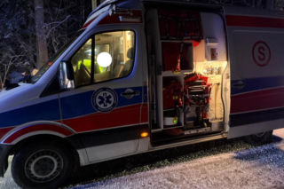 Wypadek koło Jawora