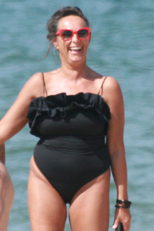 Seksi Anna Korcz na plaży