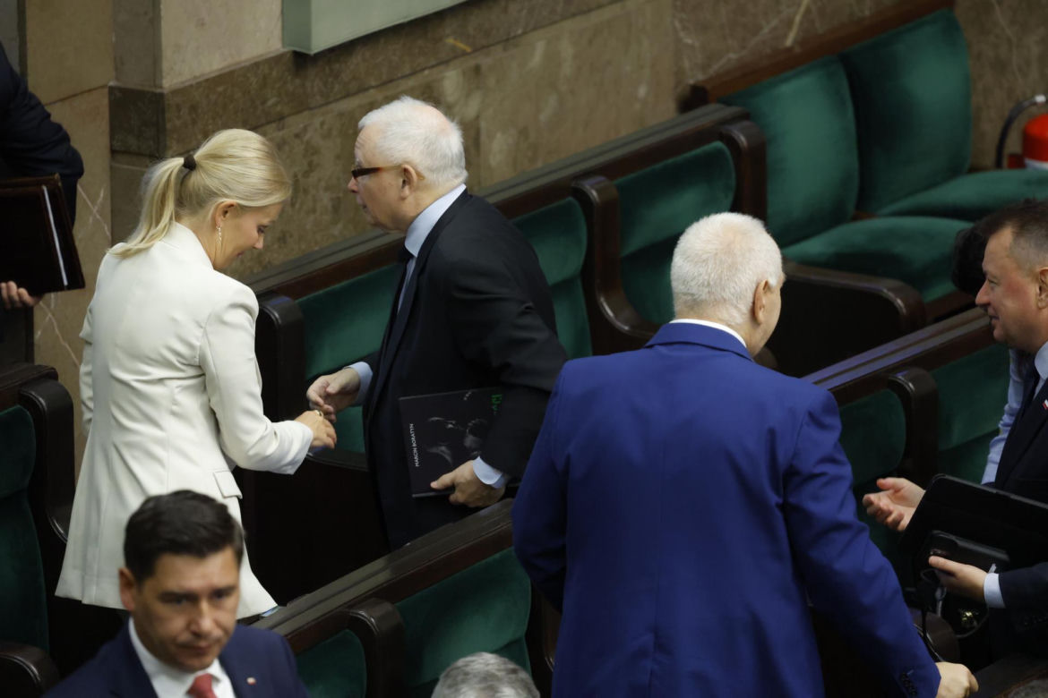 Jarosław Kaczyński. 18. posiedzenie Sejmu X kadencji