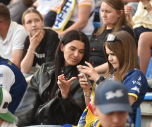 PRES Grupa Deweloperska Toruń - Gezet Stal Gorzów: Zdjęcia kibiców z meczu 7. kolejki PGE Ekstraligi na Motoarenie