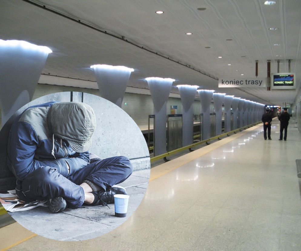 Bezdomni sparaliżowali metro. Kuriozalna sytuacja na Młocinach