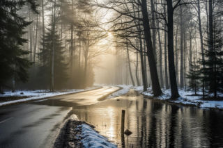 Odwilż na Warmii i Mazurach. Ile interwencji strażaków odnotowano w regionie?