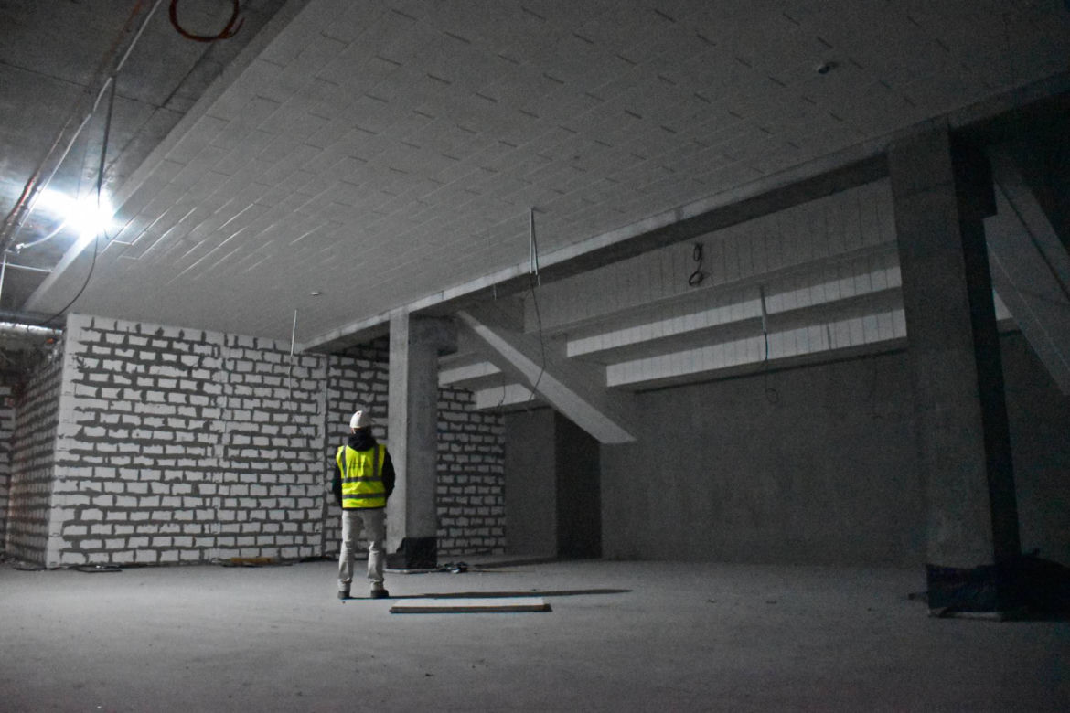 Budowa stadionu w Szczecinie - listopad 2021