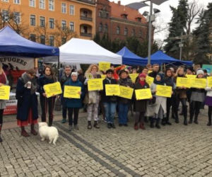 Protest przeciwko faszyzmowi i rasizmowi w Szczecinie