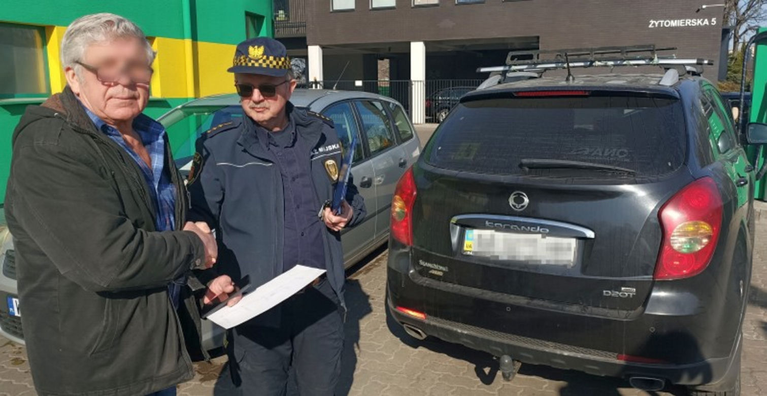 Jechał ratować rodzinę w Kijowie. Zabłądził na Bródnie