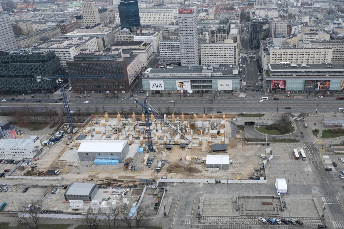 Budowa Muzeum Sztuki Nowoczesnej w Warszawie