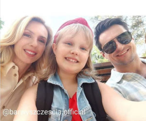 Barwy szczęścia. Herman (Maciej Raniszewski), Emilka (Jessica Frankiewicz), Malwina (Joanna Gleń)