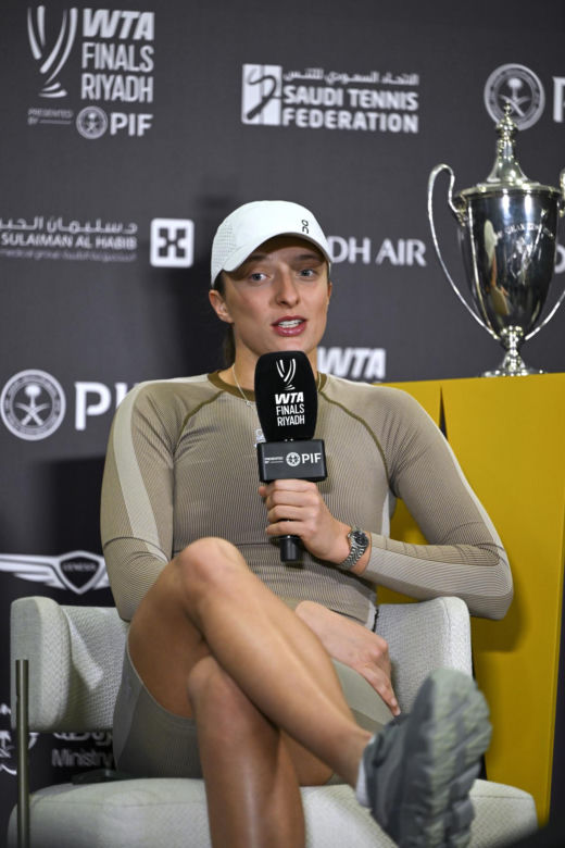 Tenisistki na konferencji WTA Finals