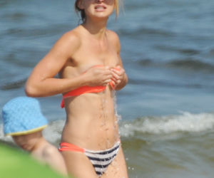 Joanna Moro z rodziną w Gdańsku