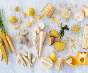 Żółte warzywa i owoce - dieta tęczowa