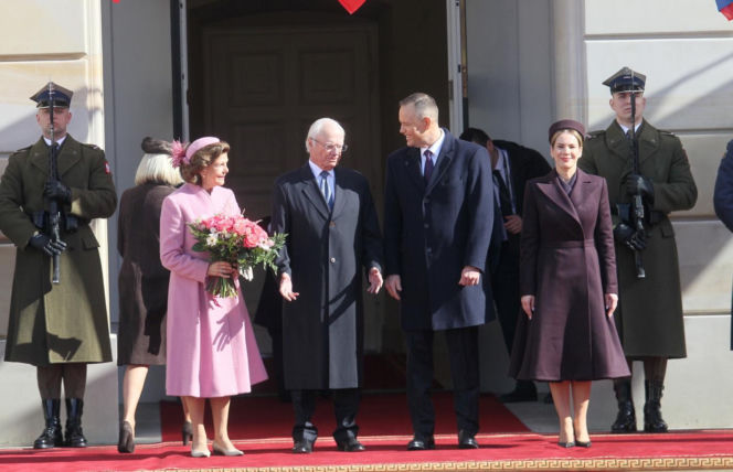 Król Karol XVI Gustaw z wizytą w Polsce