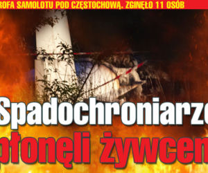 Katastrofa samolotu ze skoczkami w Topolewie. Płonęli żywcem, świadkowie uratowali tylko jednego [ZDJĘCIA]
