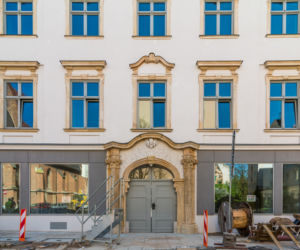 Pałac Oppersdorfów – część obiektu biurowego Dominikański we Wrocławiu. Odrestaurowana elewacja