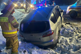 Kłódka. Wypadek na DK 16