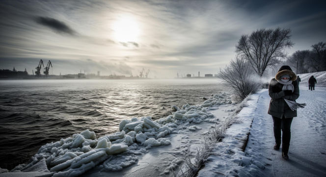 Szczecin zamarza 03.02.2026. Czy zima pokaże pazur?
