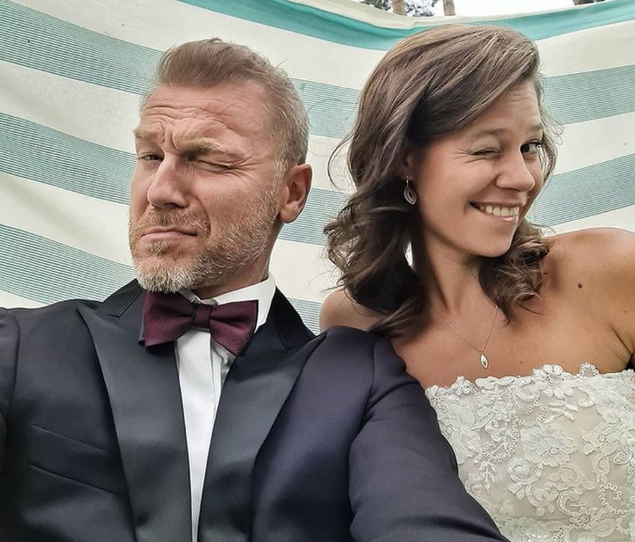 	Krystian Wieczorek i jego żona Maria Szafirska-Wieczorek
