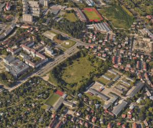 Wielki krater na Pogodnie