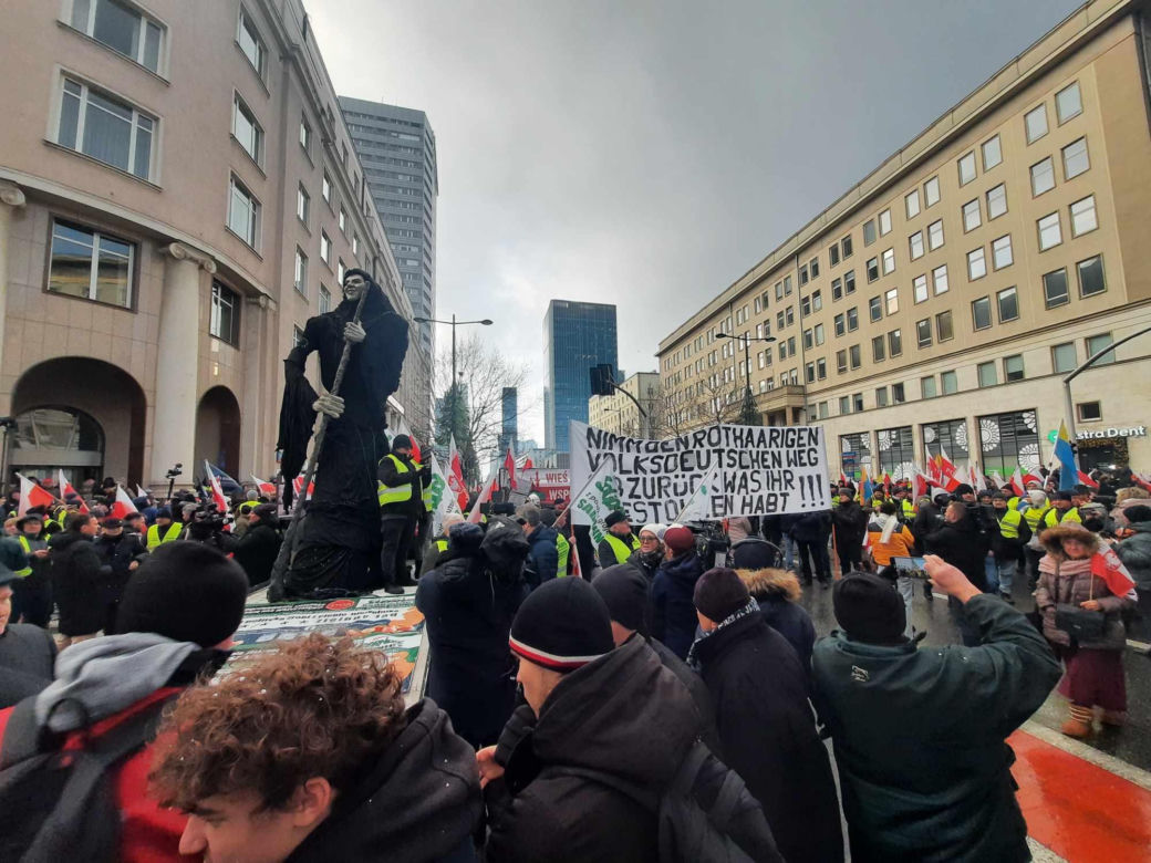 Protest rolników w Warszawie (3.01.2025)