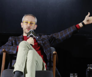 Iga Lis na pokazie filmu Bałtyk