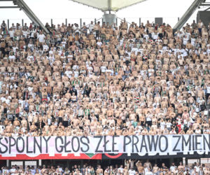 Legia Warszawa - Zagłębie Lubin: Zdjęcia kibiców