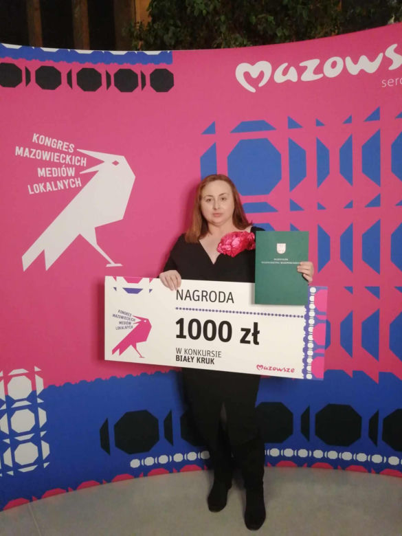 Nasza reporterka z nagrodą marszałka. Magdalena Szewczuk wyróżniona w konkursie „Biały Kruk”