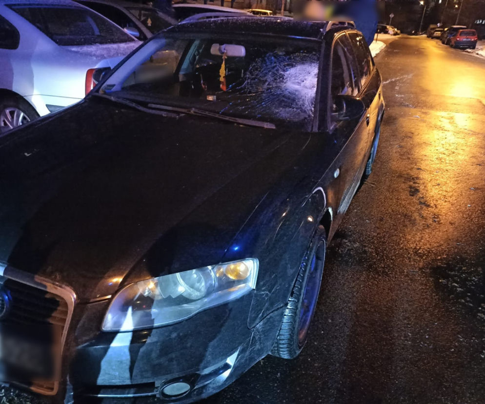 Olsztyn. 71-latek wszedł wprost pod auto. Kierująca nie miała szans, by wyhamować