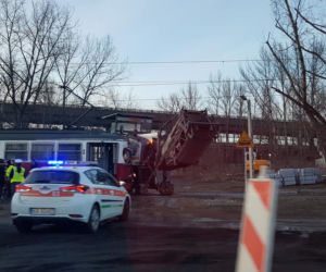 Wypadek zabytkowego tramwaju w Nowej Hucie