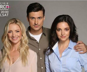 W rytmie serca, Maria (Barbara Kurdej-Szatan), Adam (Mateusz Damięcki), Weronika (Maria Dębska)