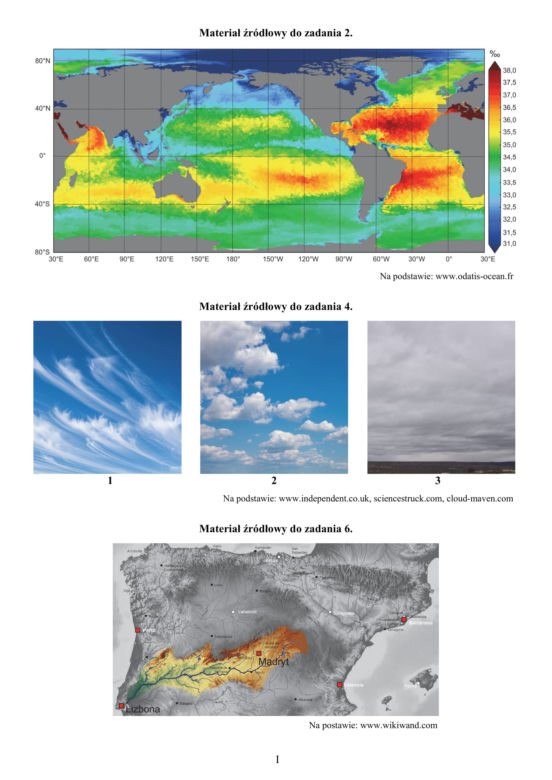ARKUSZE CKE - Matura geografia - poziom podstawowy i rozszerzony 2019