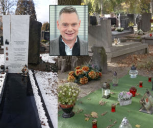 Grób Rafała Poniatowskiego, dziennikarza TVN24